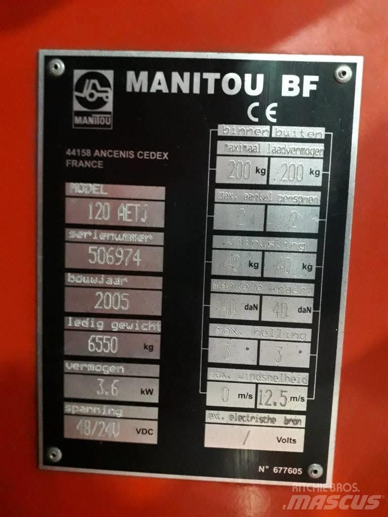 Manitou 120 AETJ Kĺbové plošiny
