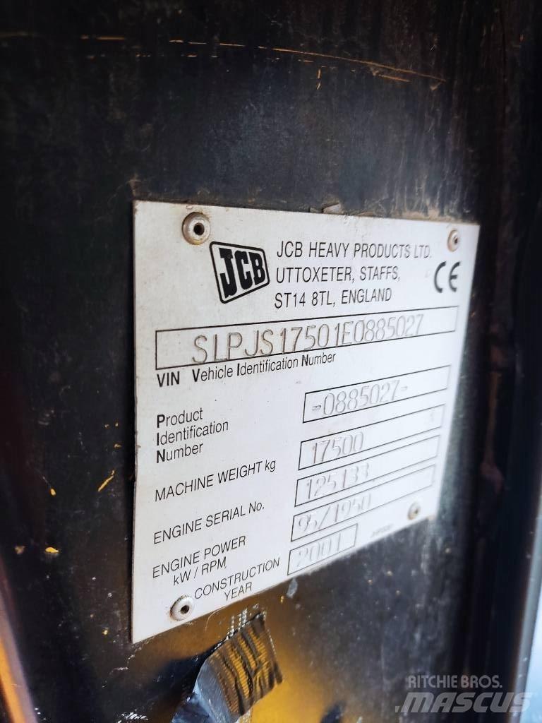JCB JS 175 W Kolesové rýpadlá