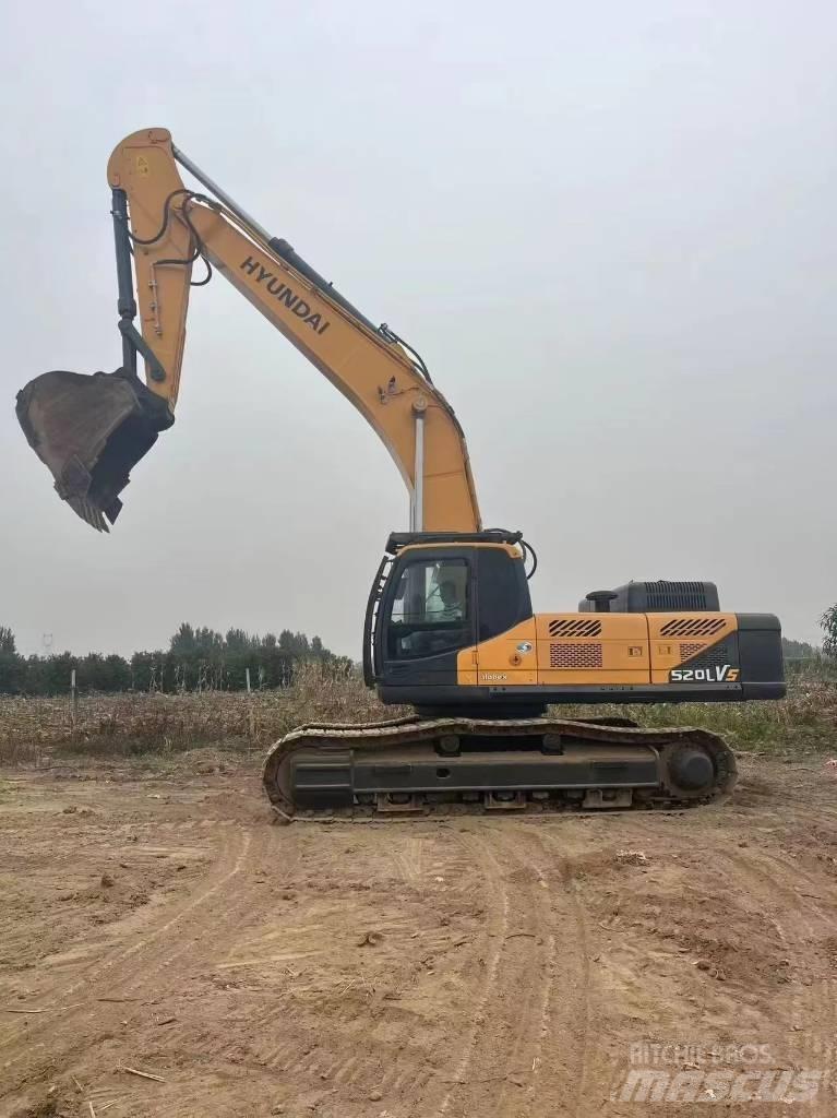 Hyundai Robex 520 VS Pásové rýpadlá