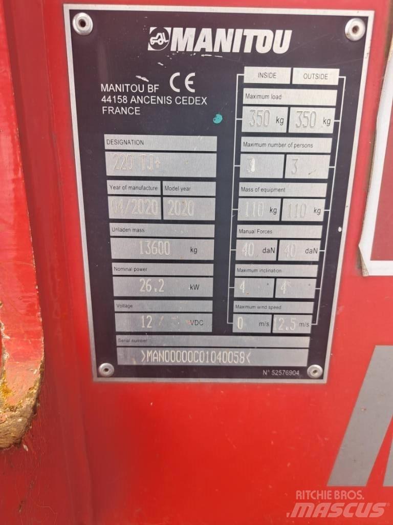 Manitou 220TJ Teleskopické plošiny