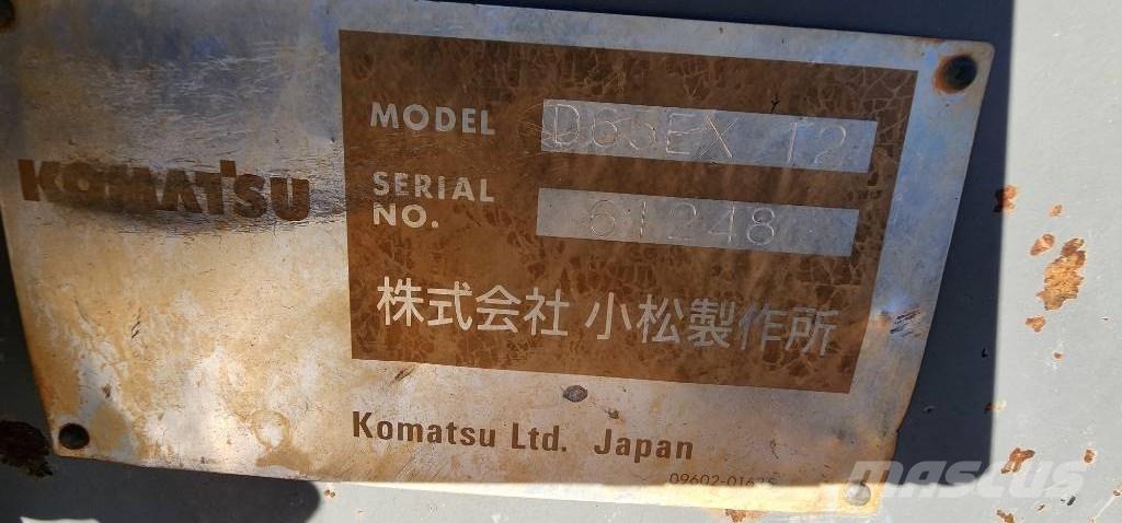 Komatsu D 65 EX 12 Pásové dozéry