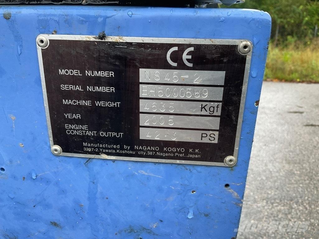 Nagano N50 Ďalšie nakladače, rýpadlá a príslušenstvo