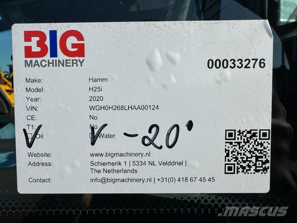 Hamm H25i Ťahačové valce