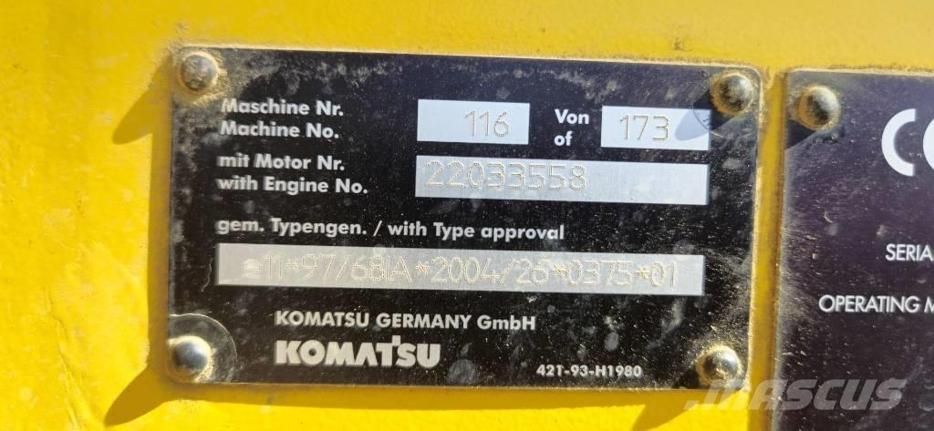 Komatsu PW 180-7EO Kolesové rýpadlá