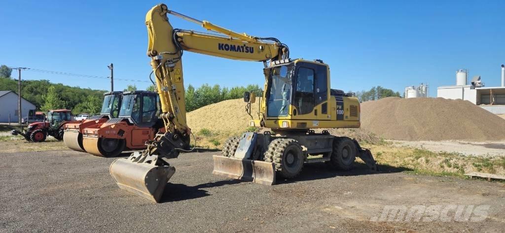 Komatsu PW 180-7EO Kolesové rýpadlá