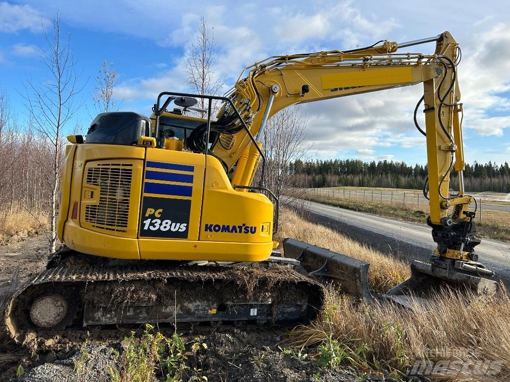 Komatsu PC138US-11E0 Pásové rýpadlá