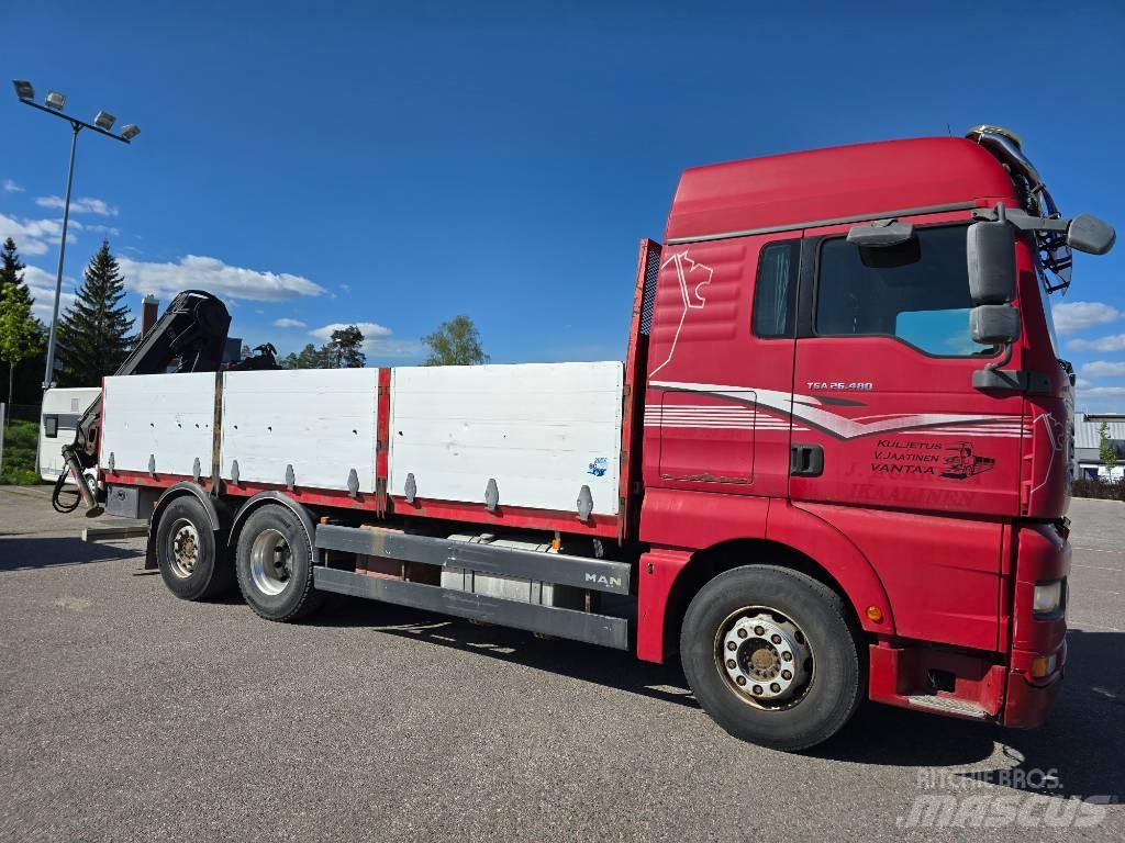 MAN TGA 26.480 Autožeriavy, hydraulické ruky