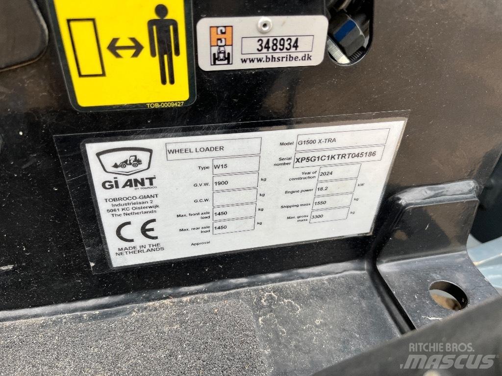 GiANT G 1500 X-tra Kolesové nakladače