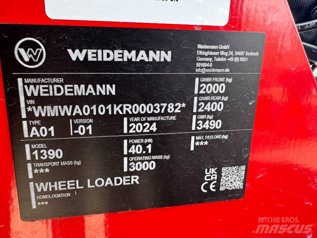 Weidemann 1390 Šmykom riadené nakladače