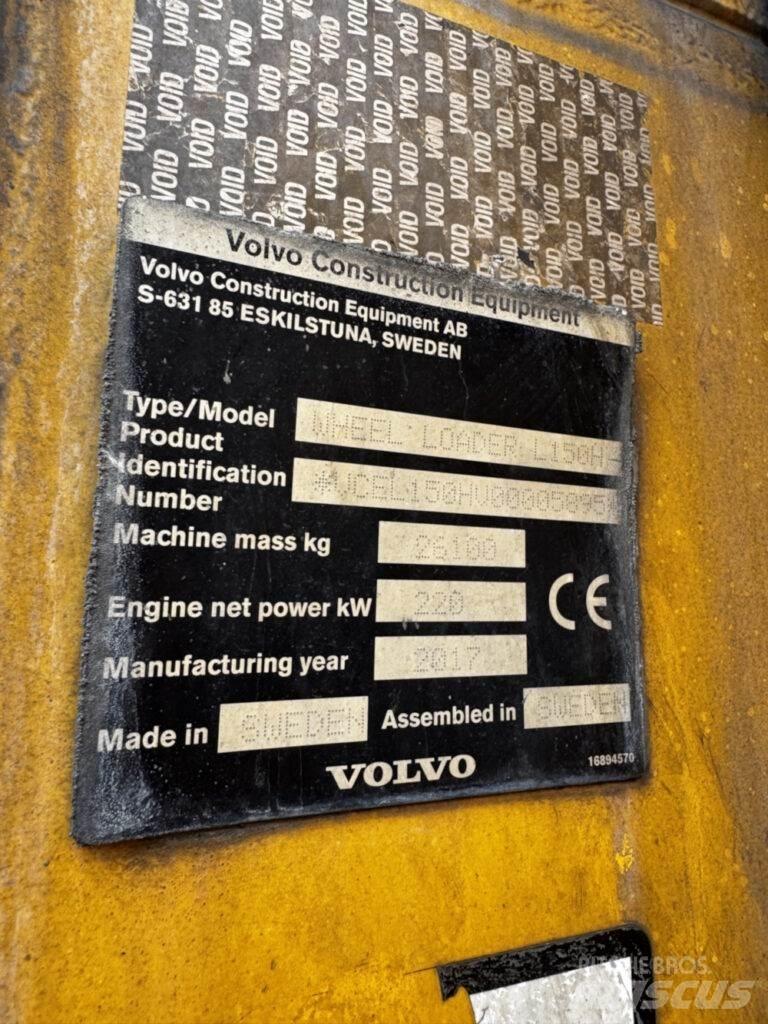 Volvo L150H Kolesové nakladače