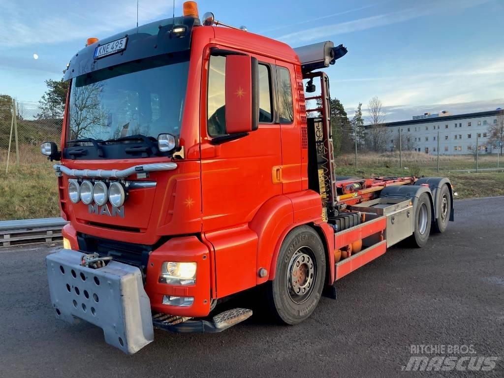MAN TGS 26.460 LL Hákový nosič kontajnerov
