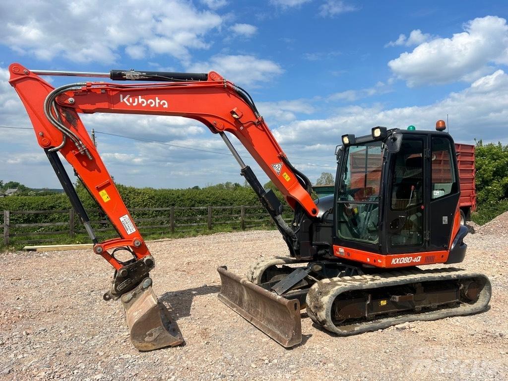 Kubota KX 80-4 Midi rýpadlá 7 t - 12 t