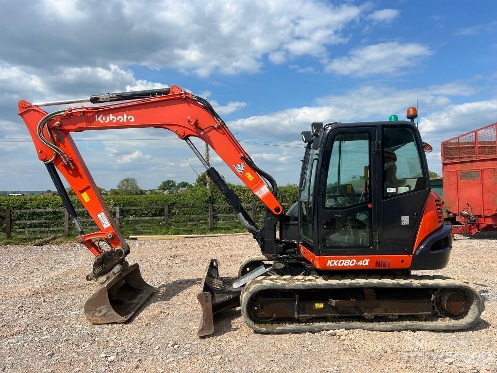 Kubota KX 80-4 Midi rýpadlá 7 t - 12 t