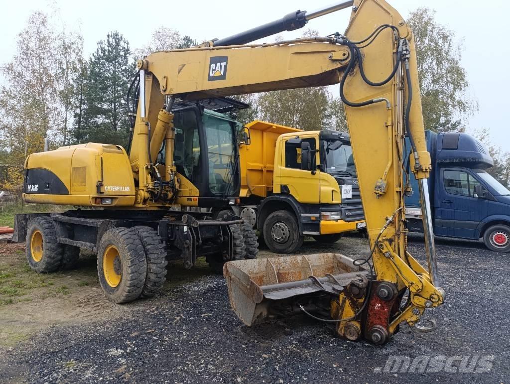 CAT M 318 C Kolesové rýpadlá
