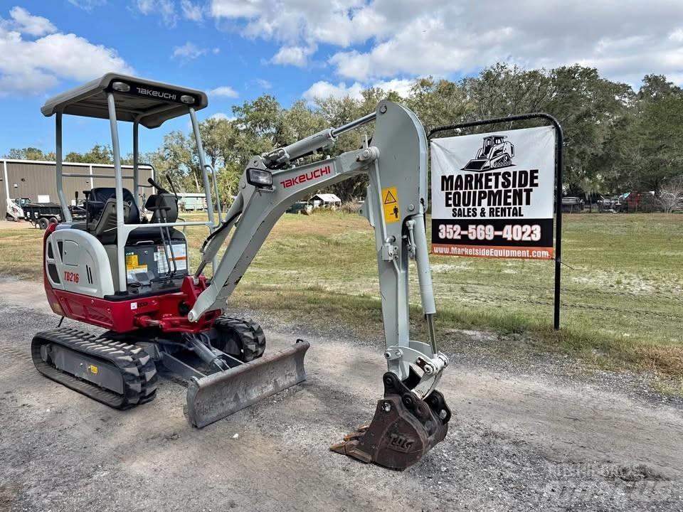 Takeuchi TB 216 Mini rýpadlá < 7t