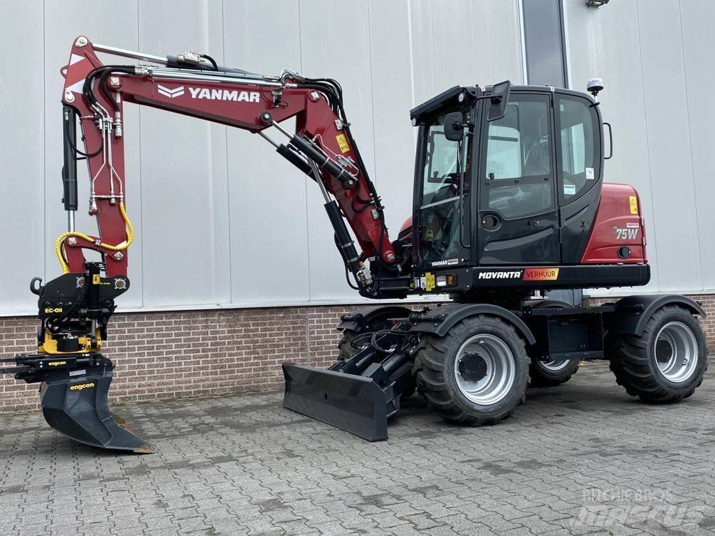 Yanmar B75W Kolesové rýpadlá