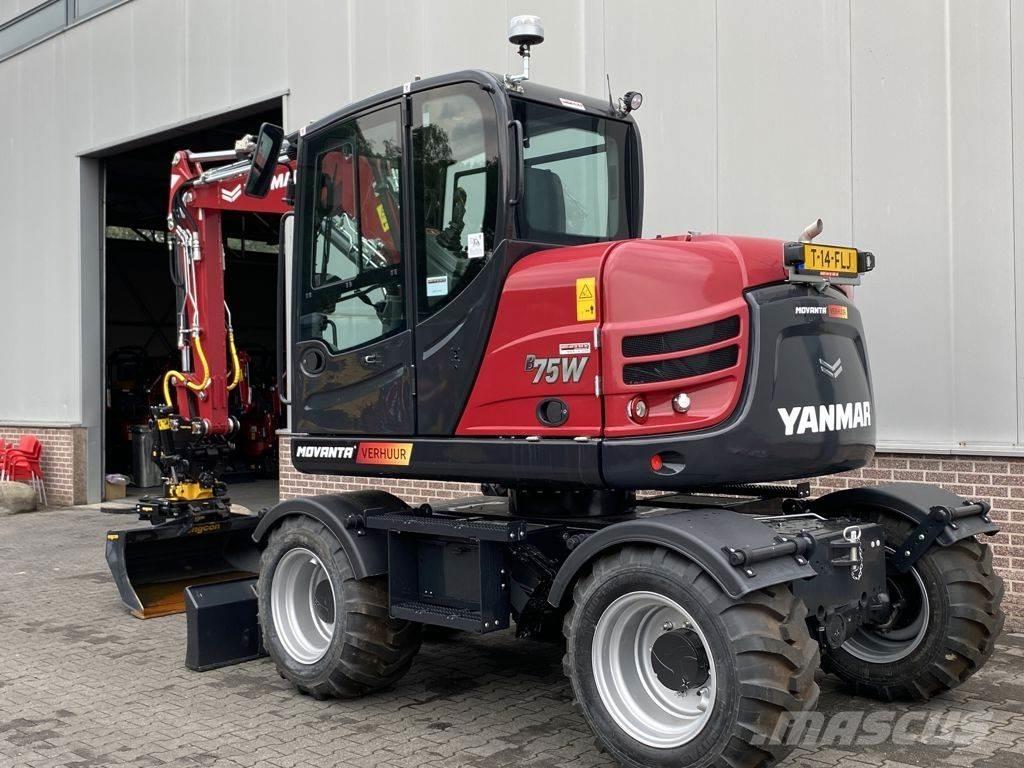Yanmar B75W Kolesové rýpadlá