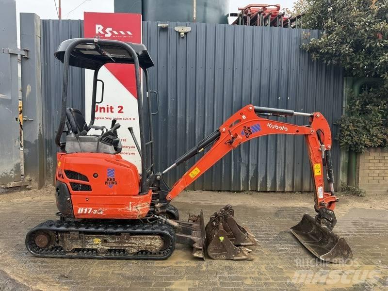 Kubota U 17-3 Mini rýpadlá < 7t