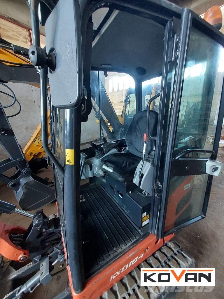 Kubota KX 018-4 Mini rýpadlá < 7t