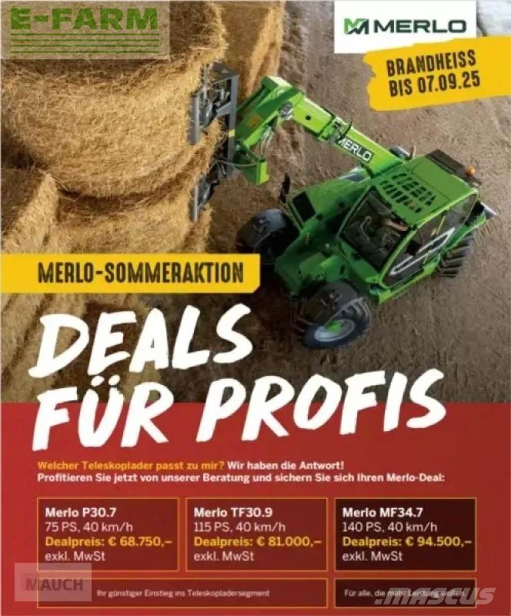 Merlo sommeraktion Teleskopické nakladače pre poľnohospodárstvo