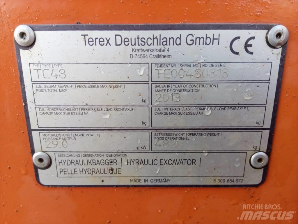 Terex TC 48 Mini rýpadlá < 7t