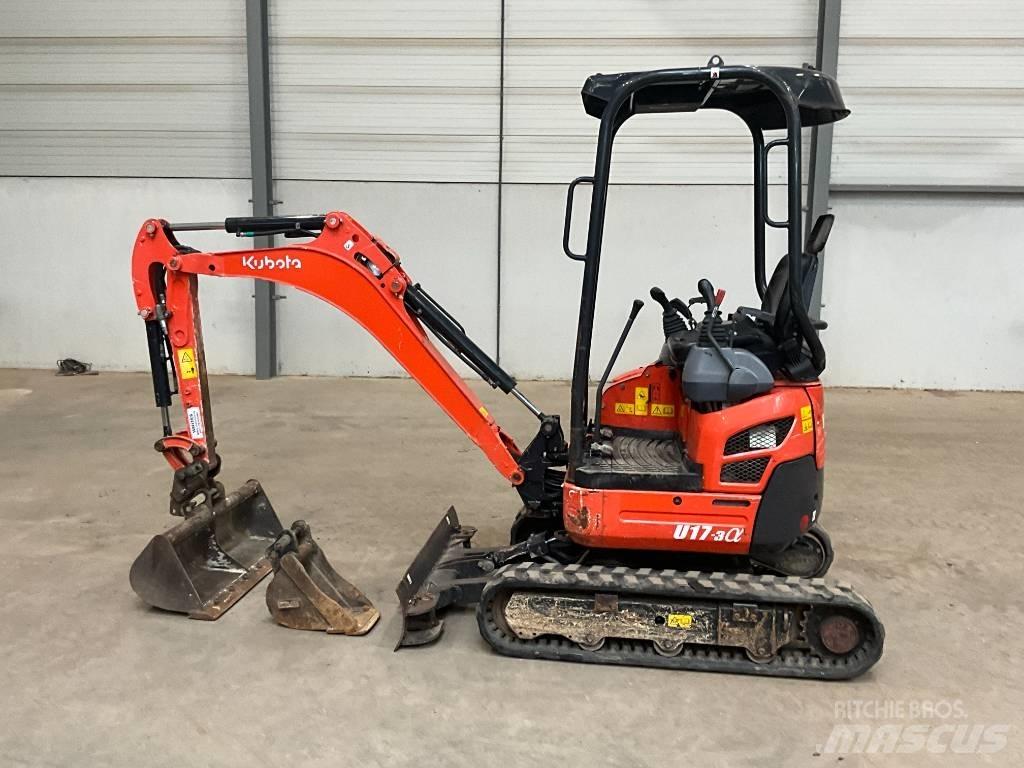 Kubota U 17-3 A Mini rýpadlá < 7t