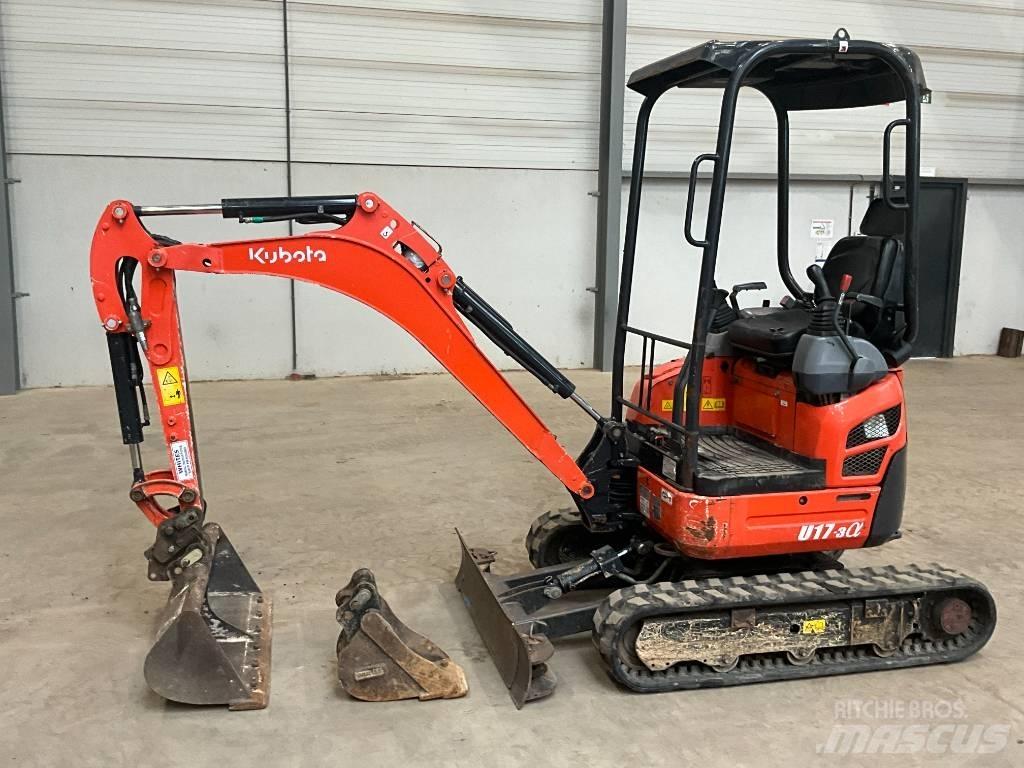 Kubota U 17-3 A Mini rýpadlá < 7t