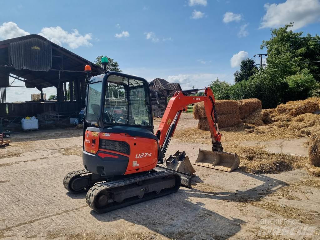 Kubota U 27-4 Mini rýpadlá < 7t