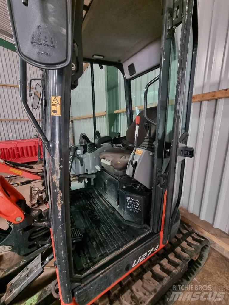 Kubota U 27-4 Mini rýpadlá < 7t