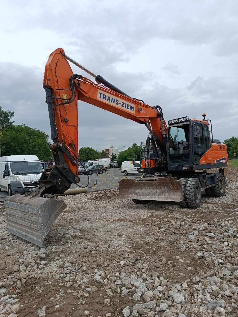 Doosan DX 190 W-5 Kolesové rýpadlá