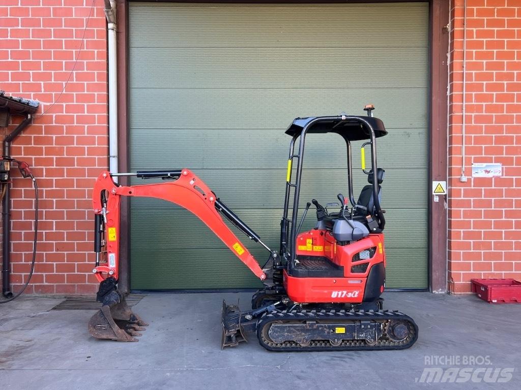 Kubota U 17-3 Mini rýpadlá < 7t