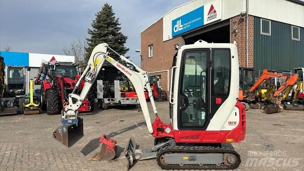 Takeuchi TB216 Mini rýpadlá < 7t