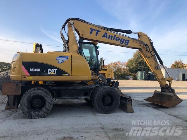 CAT M 315 D Kolesové rýpadlá
