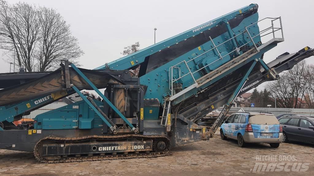 PowerScreen 2100 Mobilné triediče