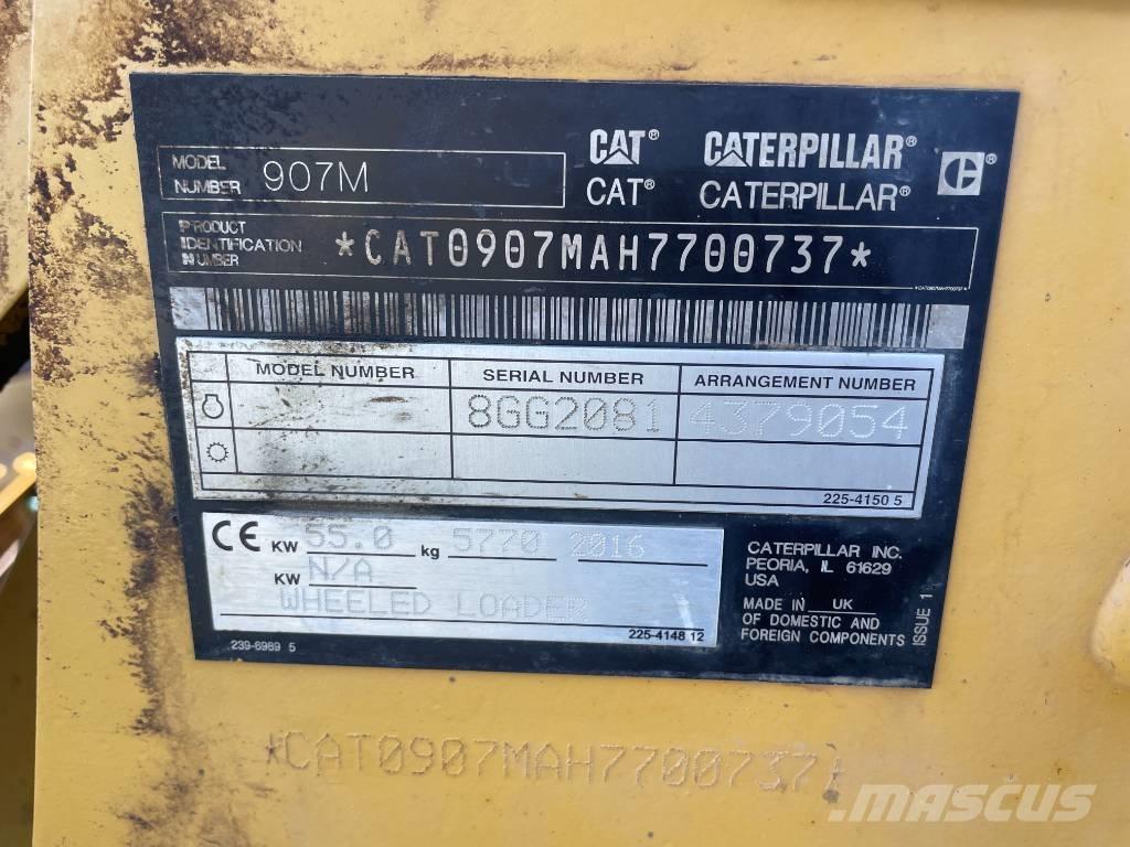 CAT 907 M Kolesové nakladače