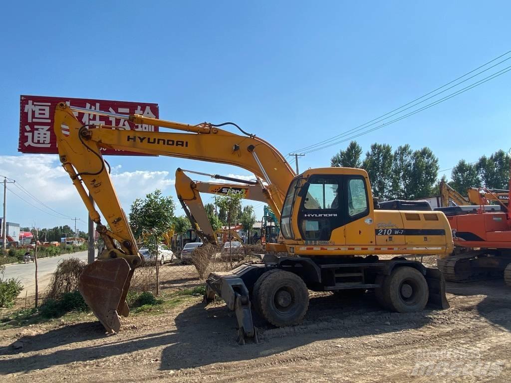Hyundai 210w Kolesové rýpadlá