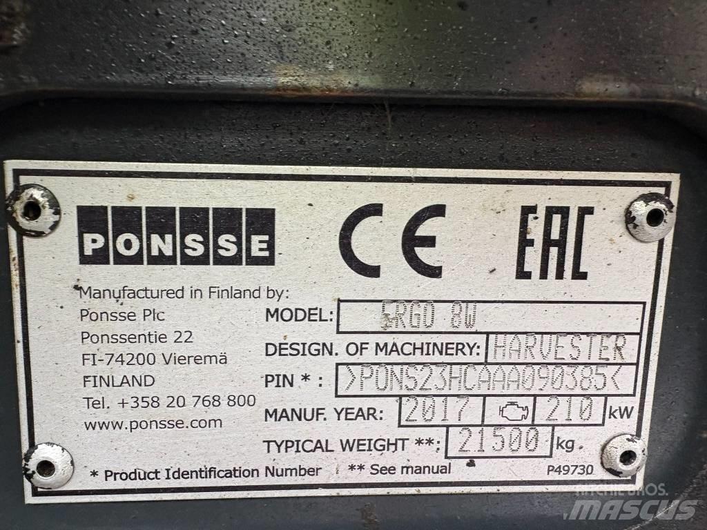 Ponsse Ergo 8W Harvestory