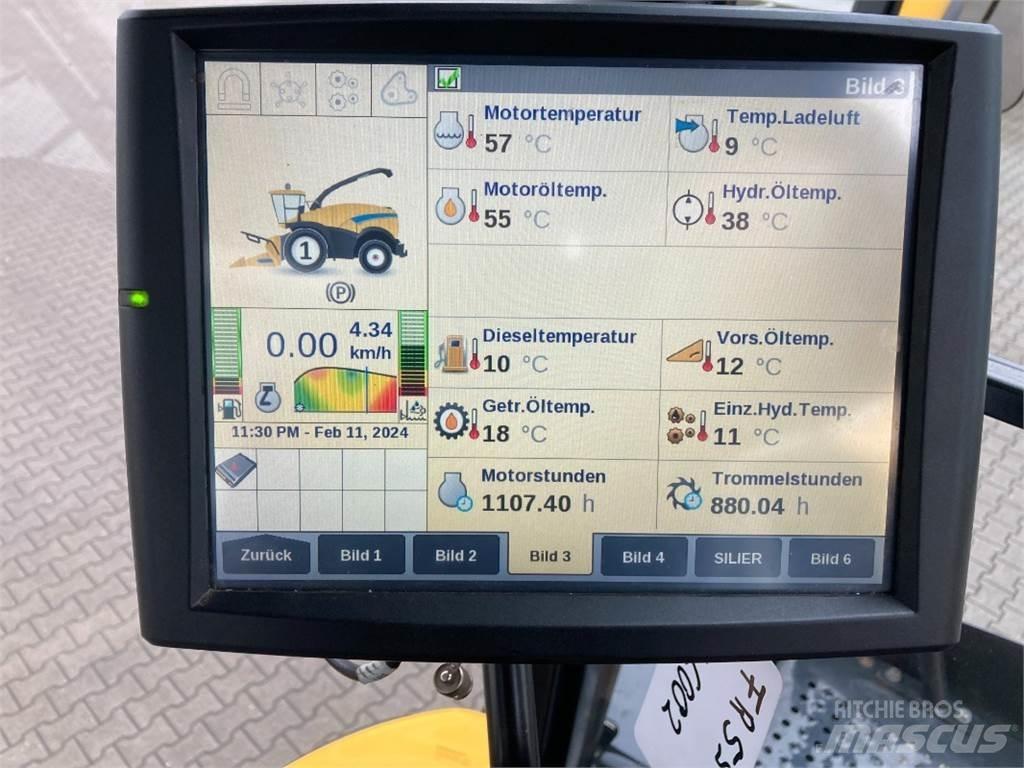 New Holland FR550 Žacie rezačky