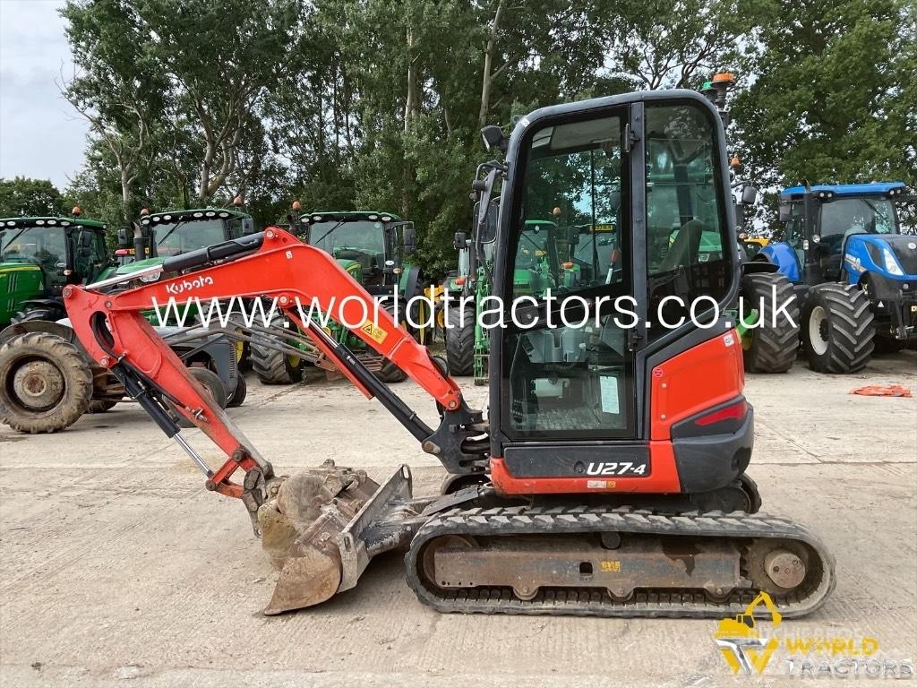 Kubota U 27-4 Mini rýpadlá < 7t
