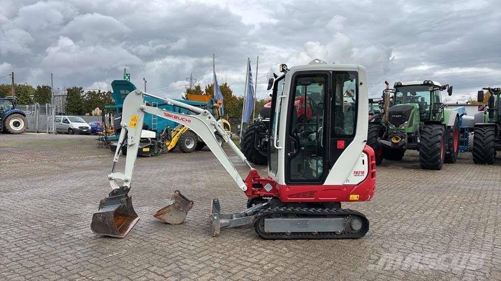 Takeuchi TB216 Mini rýpadlá < 7t