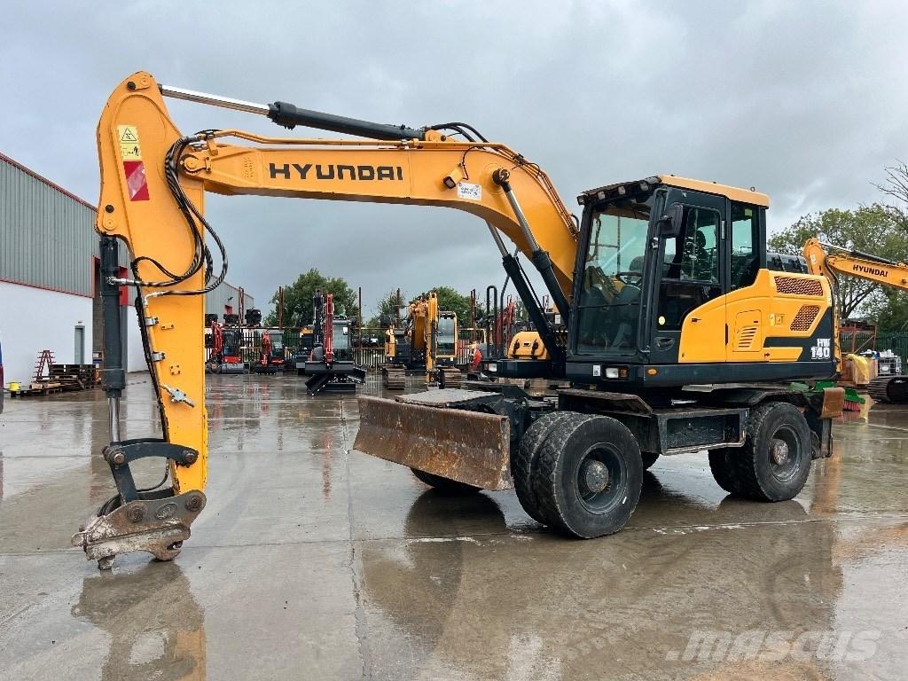 Hyundai HW140 Kolesové rýpadlá