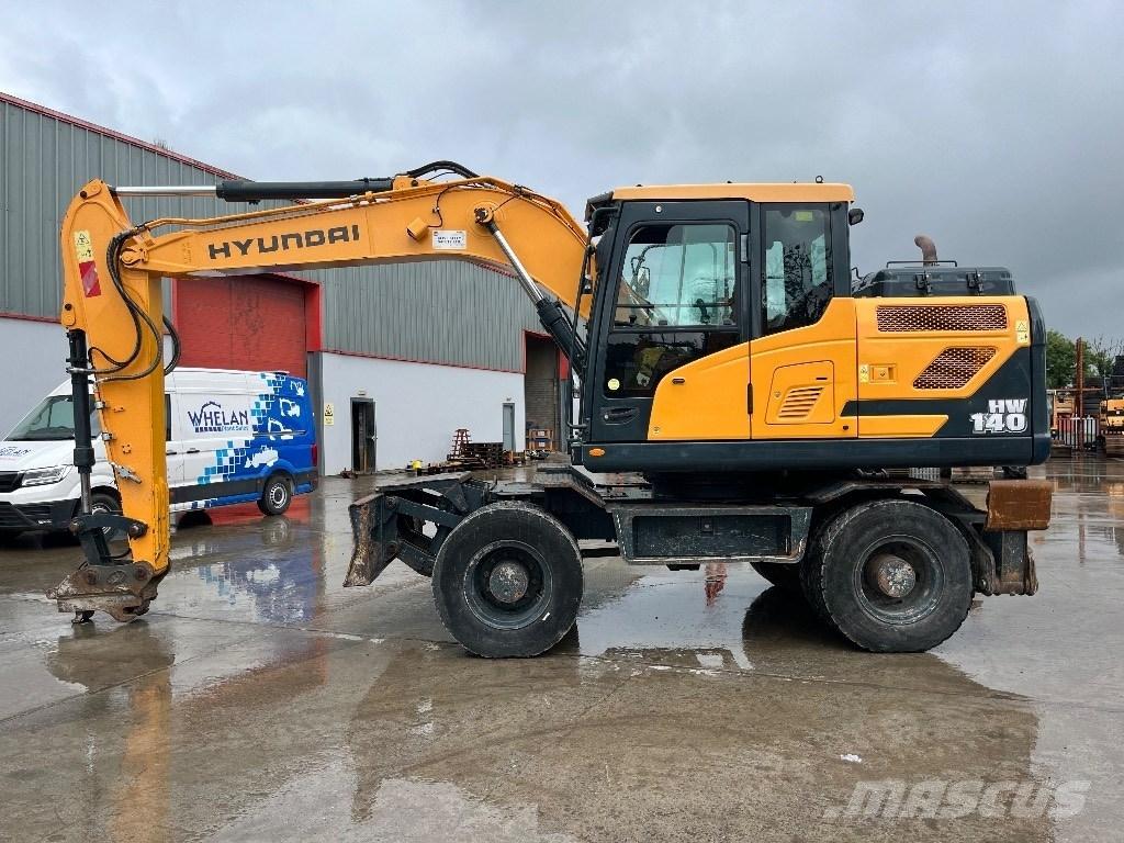 Hyundai HW140 Kolesové rýpadlá