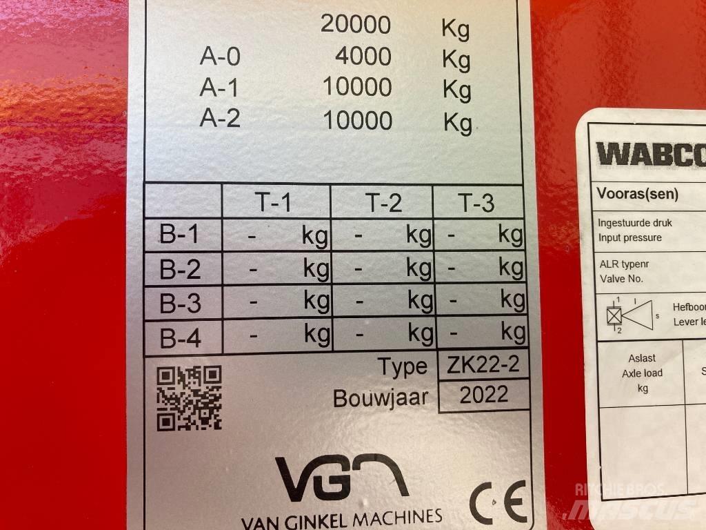 VGM ZK22 Vyklápacie prívesy