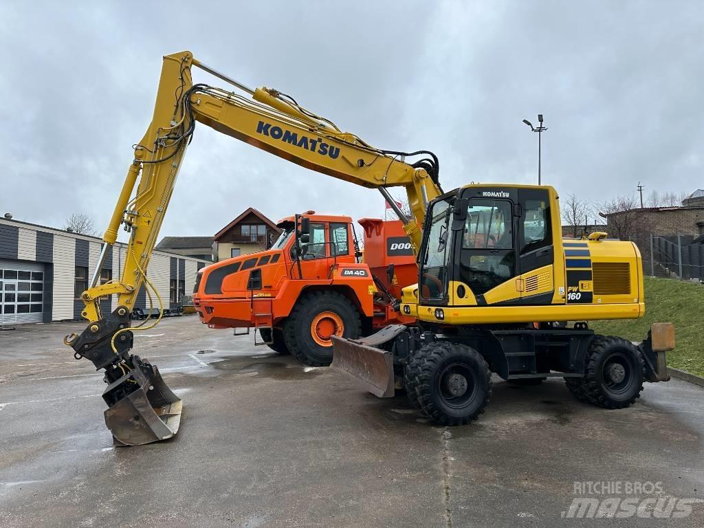 Komatsu PW160-11 Kolesové rýpadlá