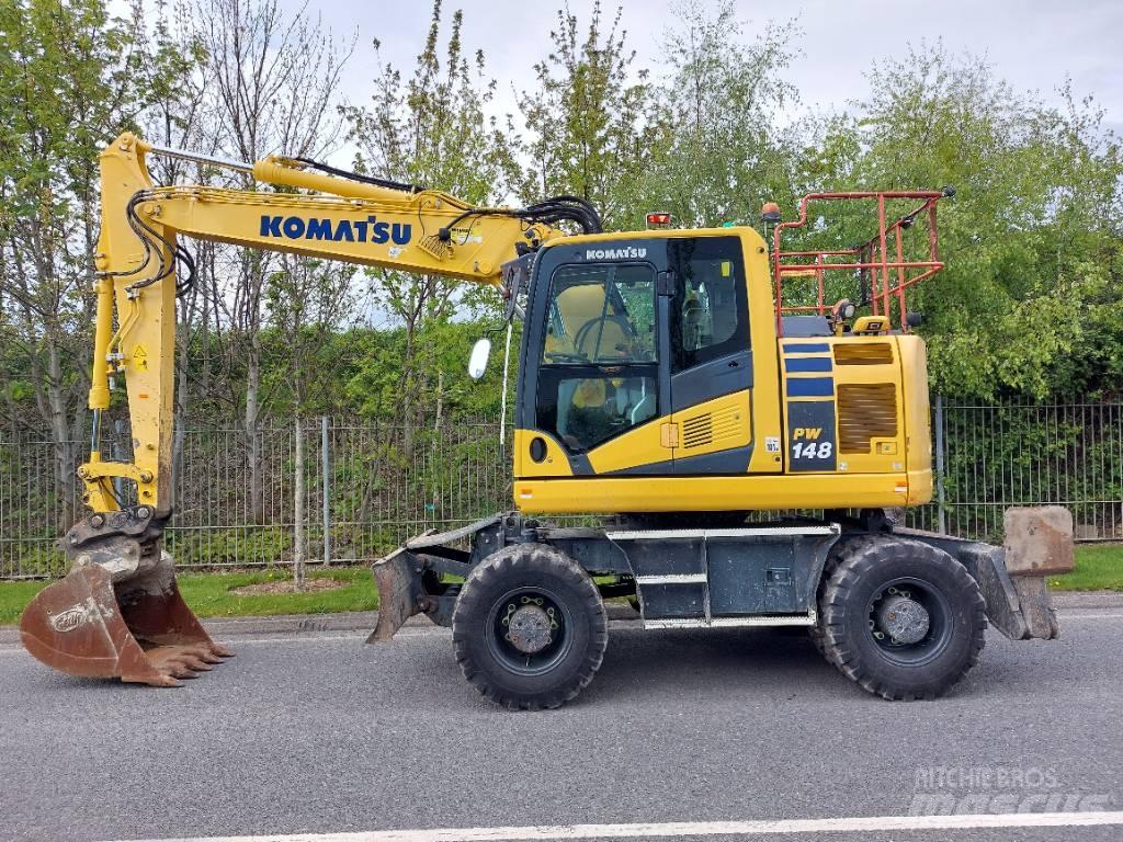 Komatsu PW148-11 Kolesové rýpadlá