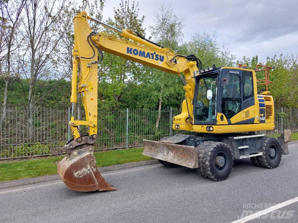 Komatsu PW148-11 Kolesové rýpadlá