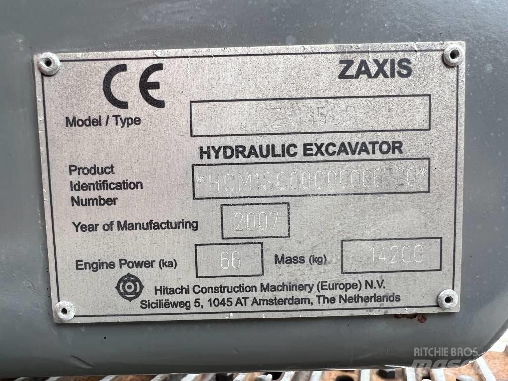 Hitachi ZX 135 US Pásové rýpadlá