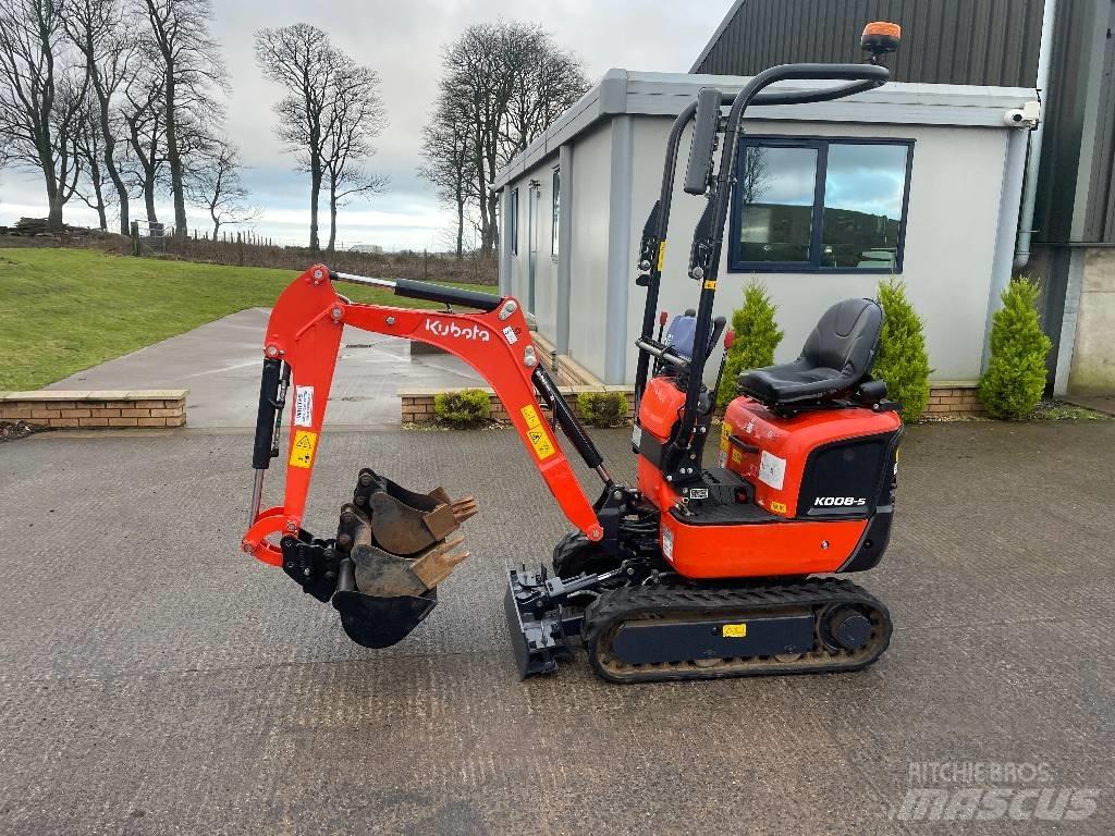 Kubota K008-5 Mini rýpadlá < 7t
