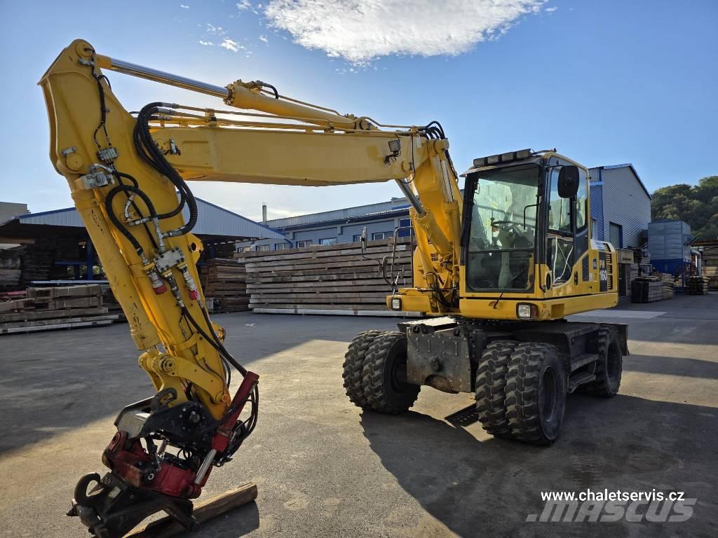 Komatsu PW 160 Kolesové rýpadlá