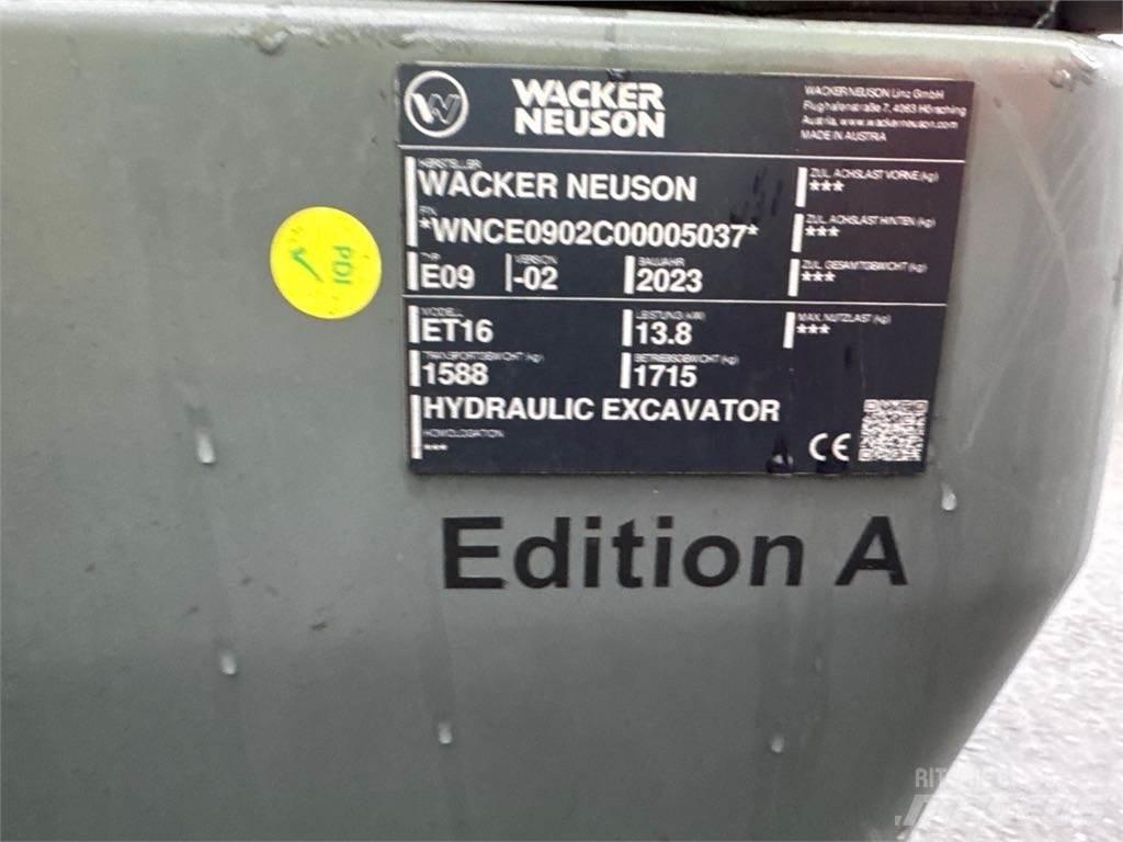 Wacker Neuson ET16 Pásové rýpadlá